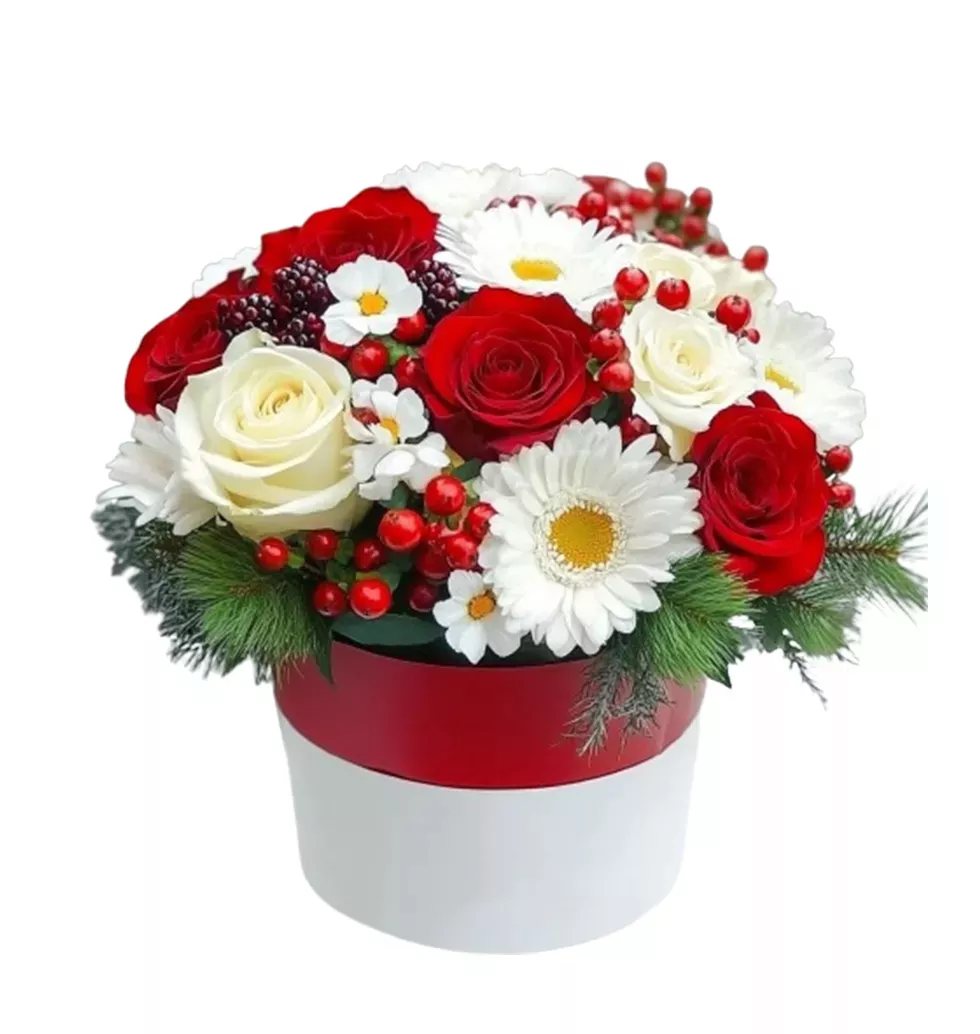 Charming Gerberas & Rose Bouquet