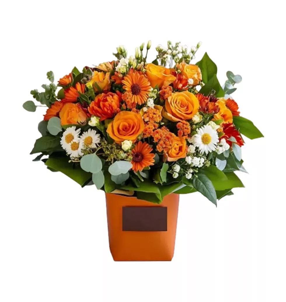 Cheerful Sunset Bouquet