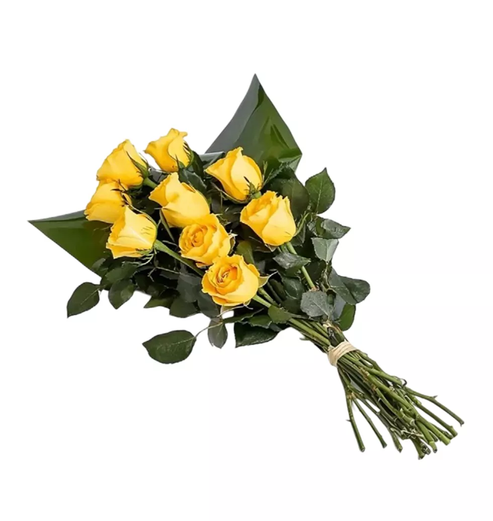 Yellow Rose Bundle For Symphathizing