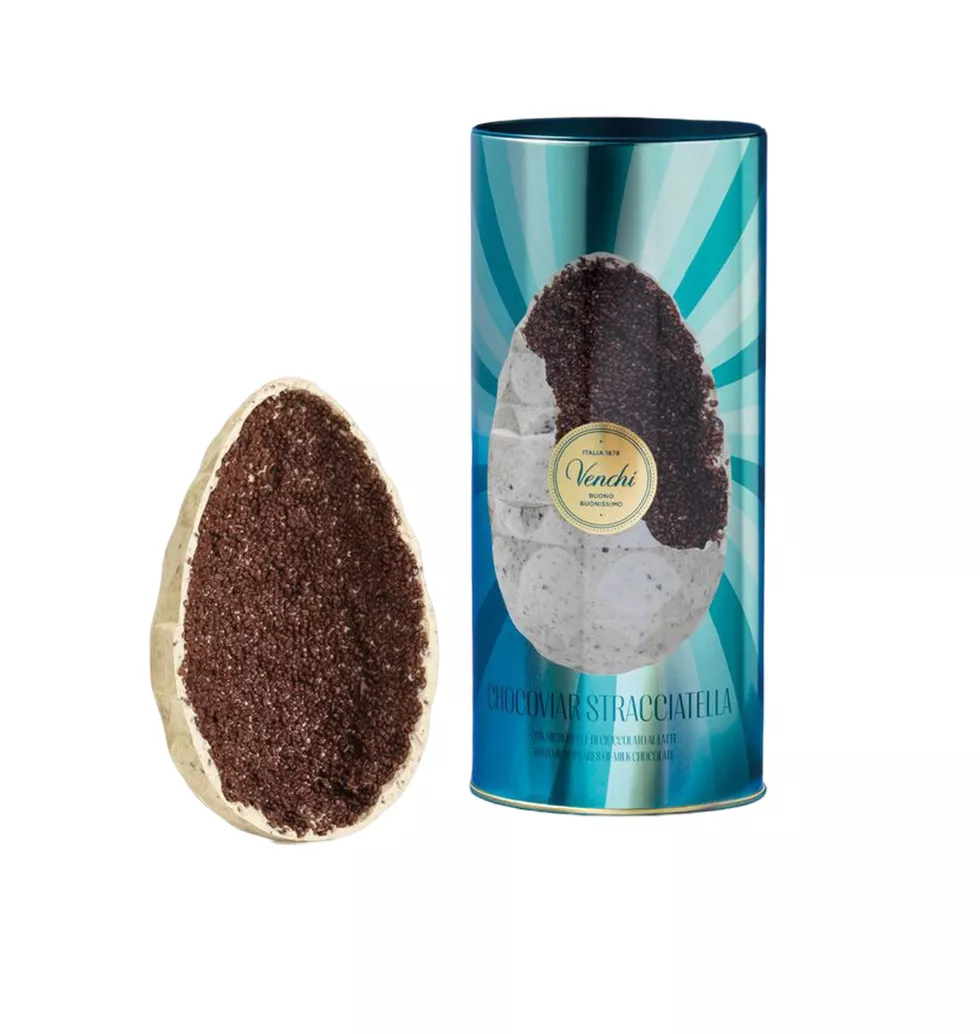 Simple Stracciatella Chocolate Egg Gift