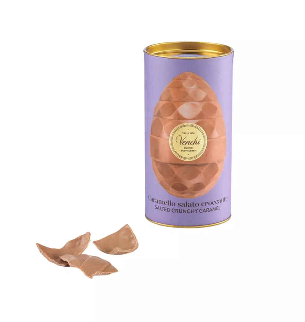 Crunchy Salted Toffee Chocolate Egg