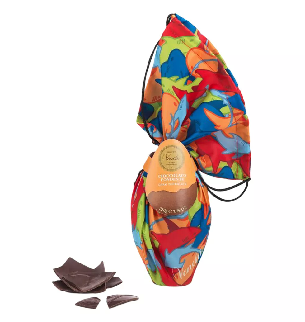 Chocolate Easter Egg with Stylish Backpack