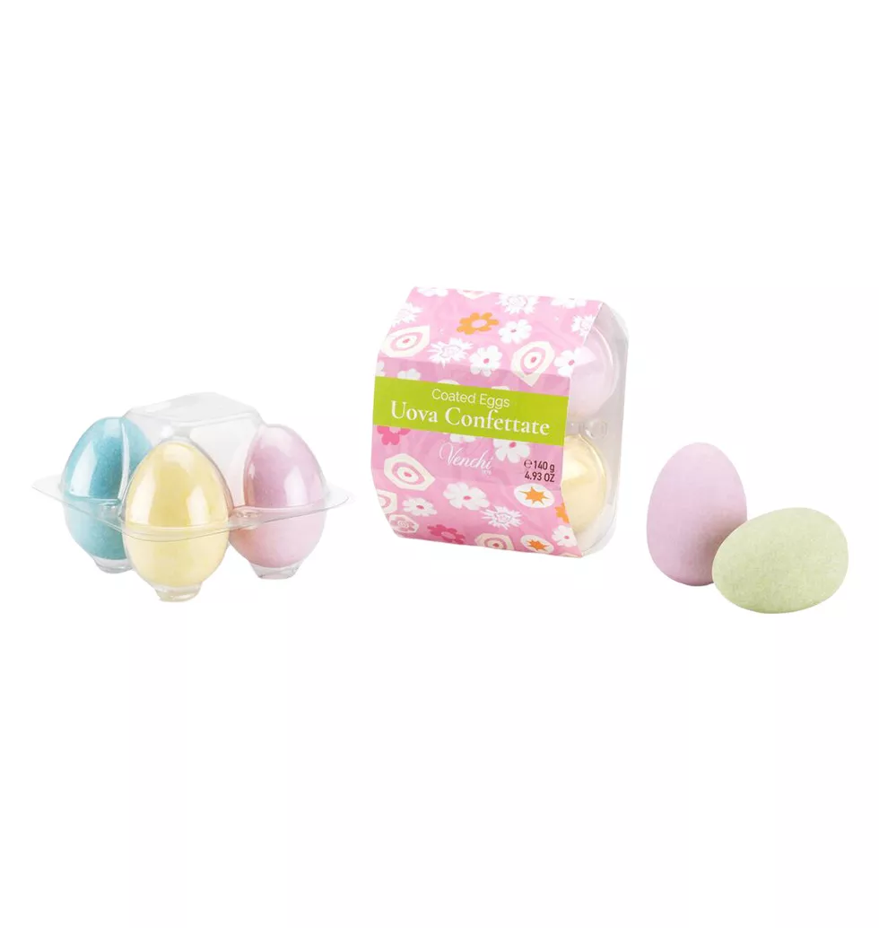 Delightful Sugar-Coated Chocolate Eggs Set