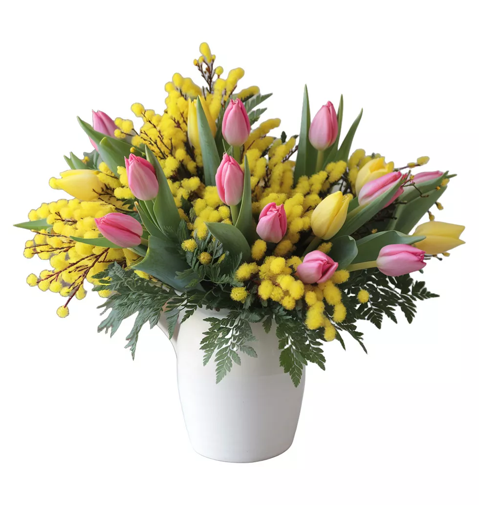 Vibrant Tulip Surprise