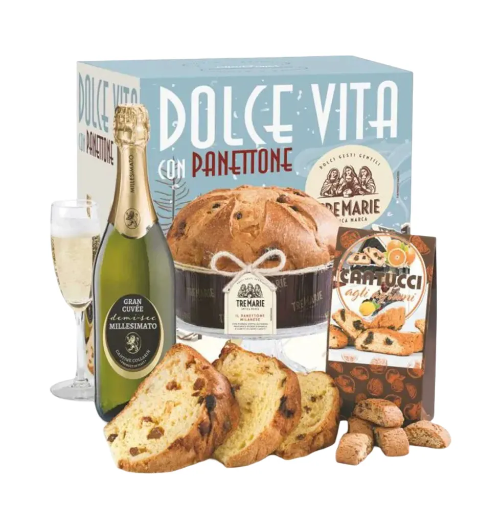 Elegant Festive Panettone Gift Hamper