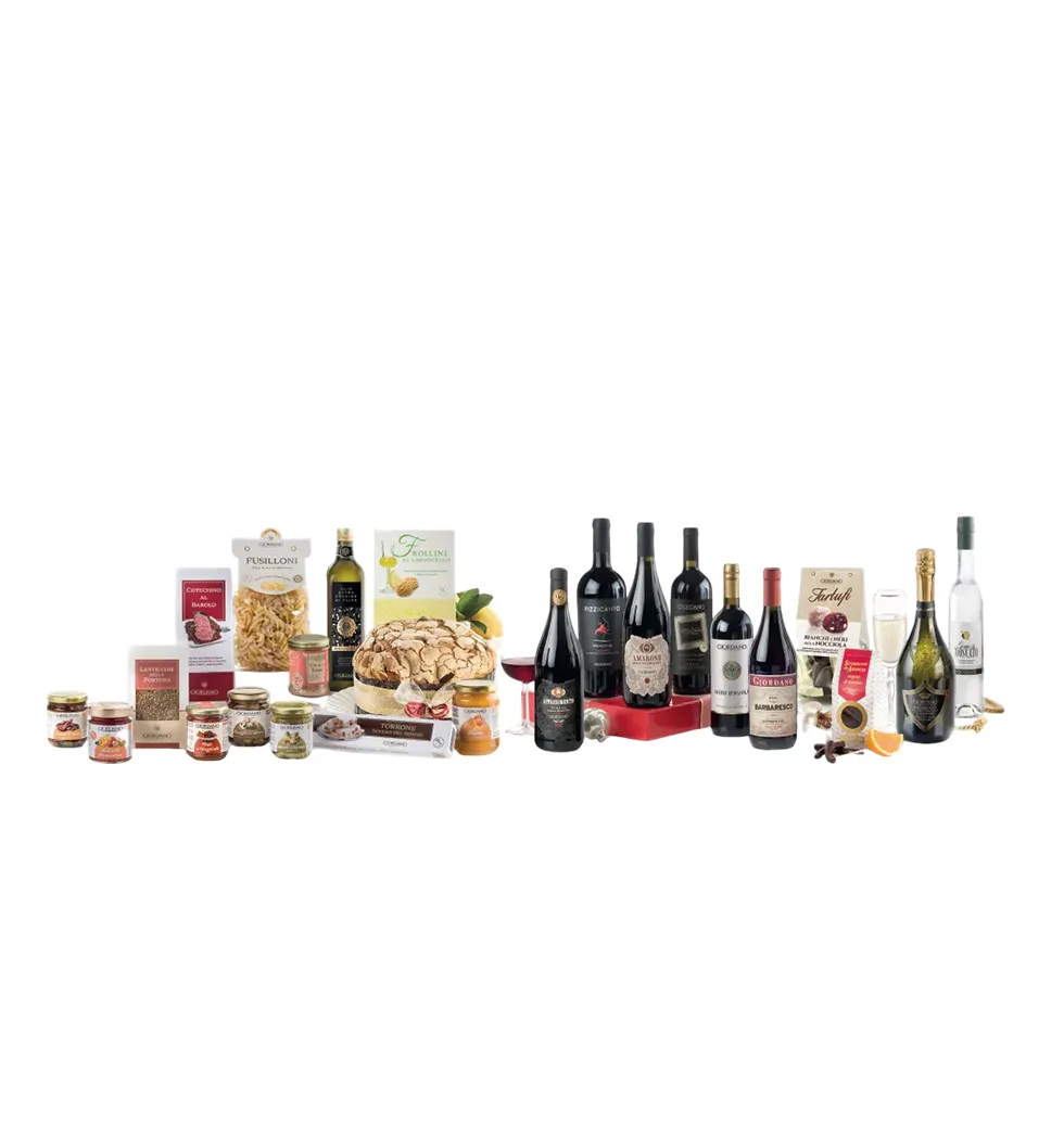 Festive Gourmet Wine Celebration Gift