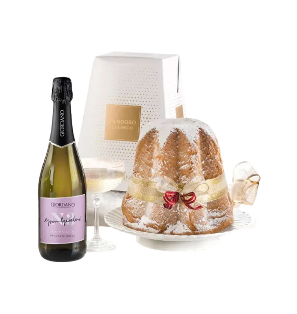 Luxury Moscato & Pandoro Set