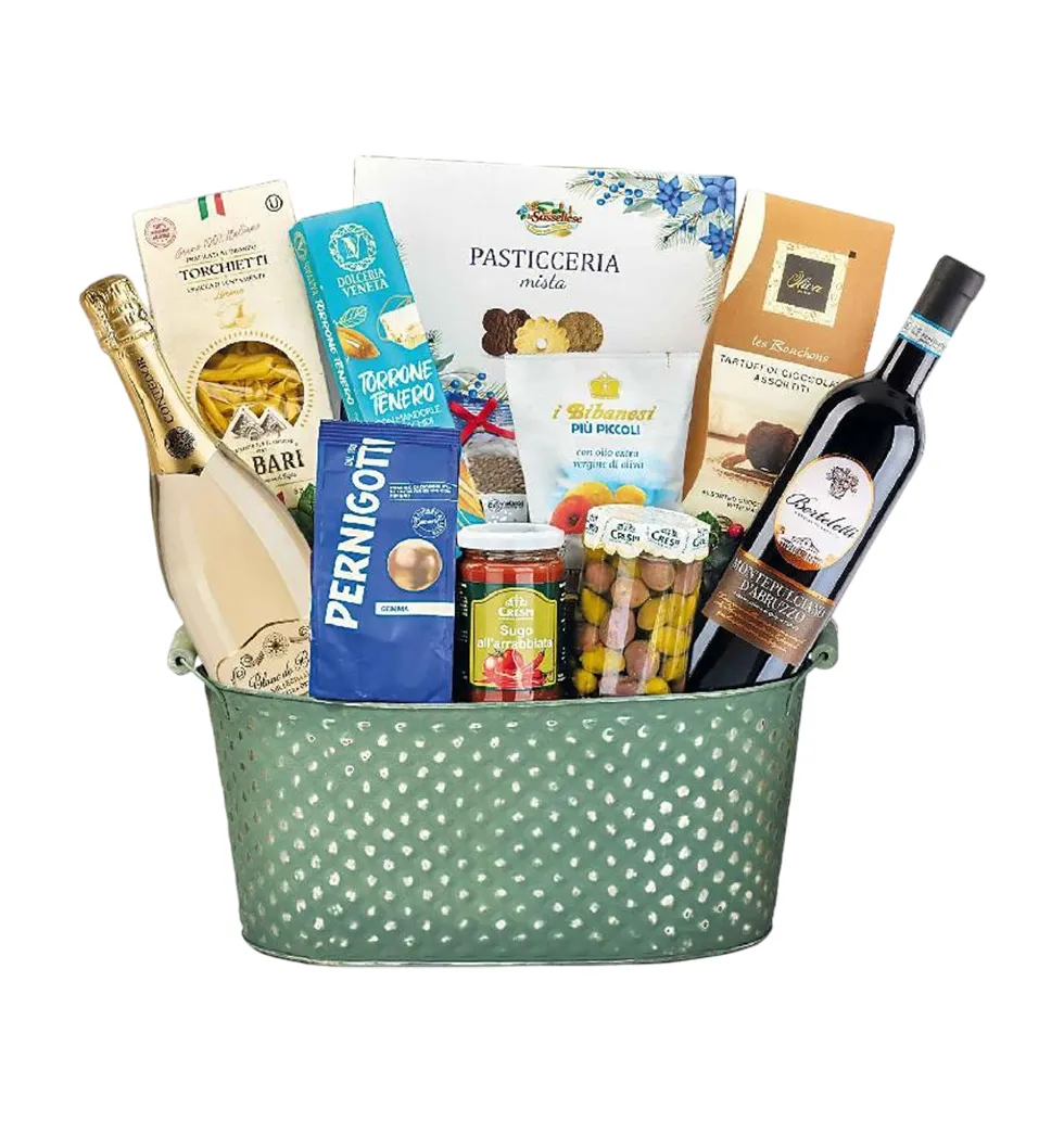 Italian Wine & Confectionery Hamper