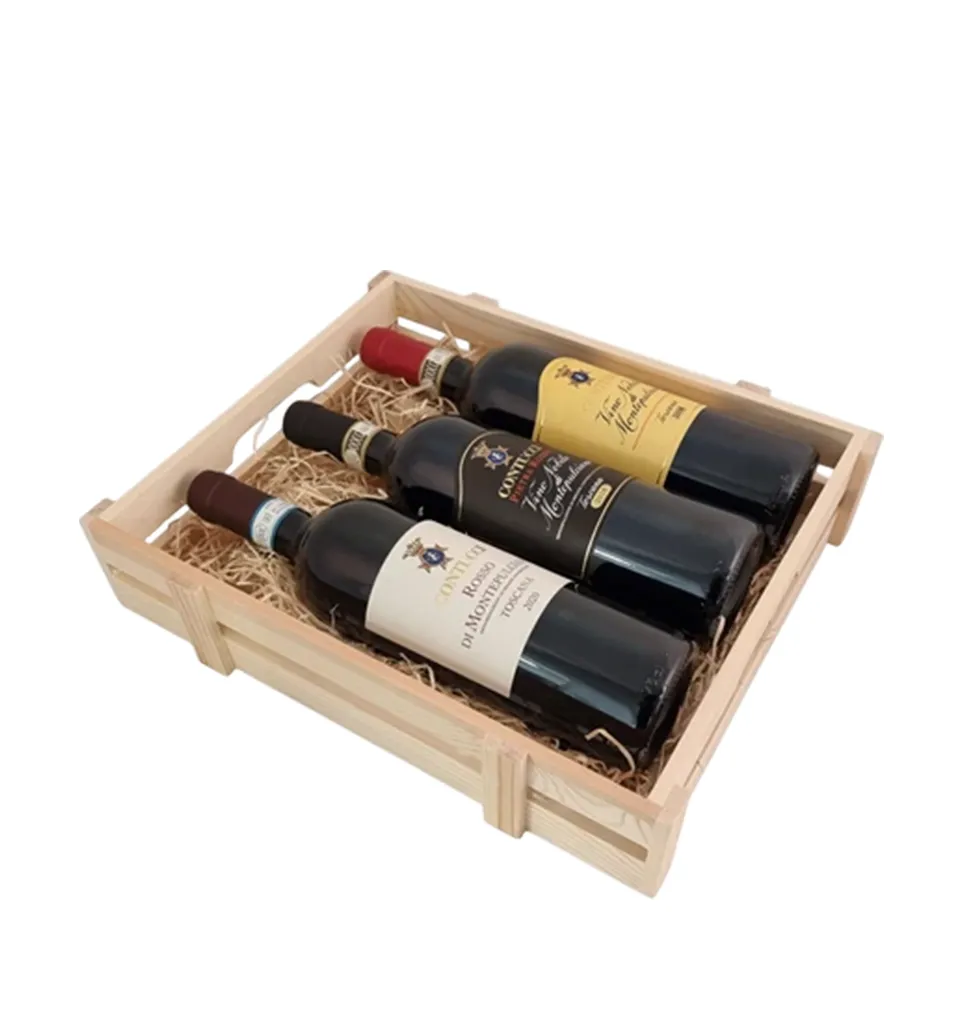 Contucci Nobile Trio Cru Pietra Rossa – Luxury Wine Set