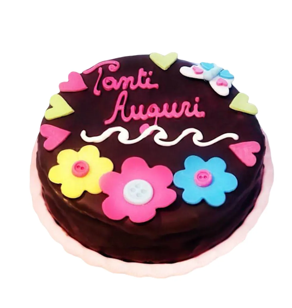 Birthday Bliss Marzipan Cake