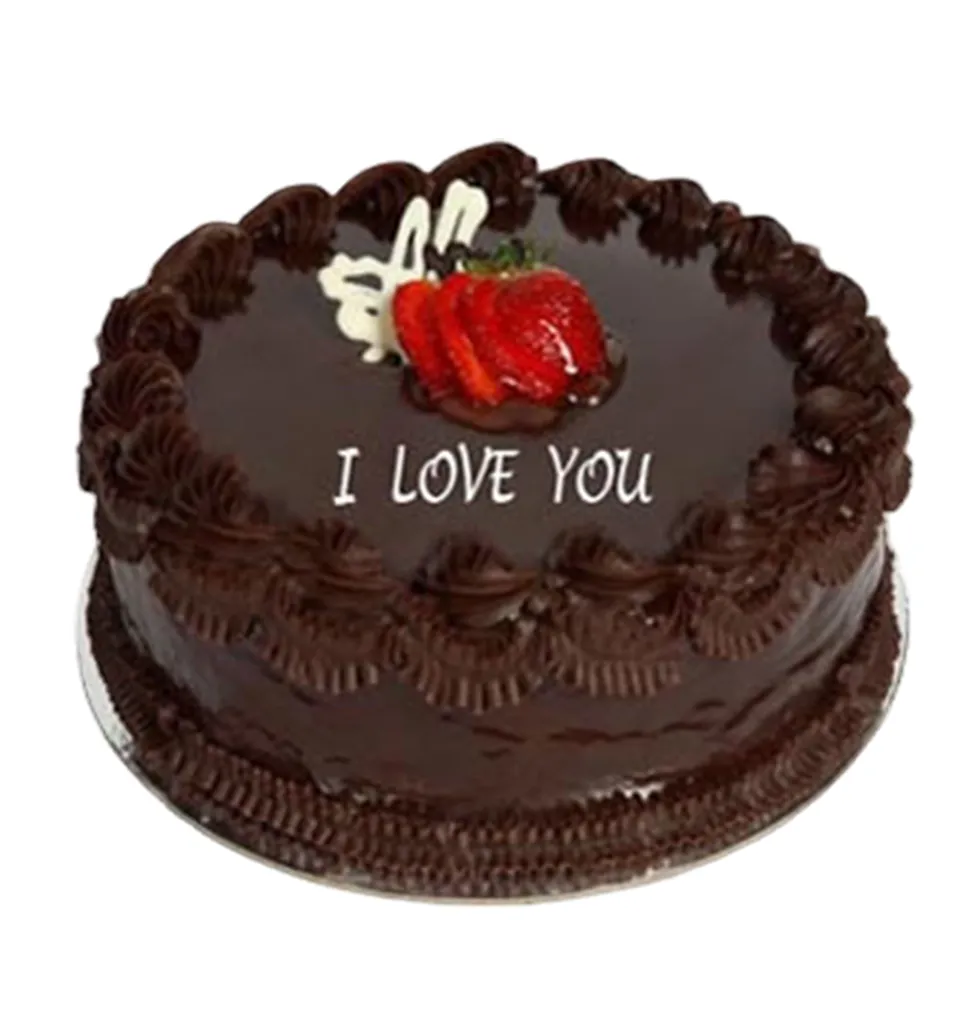 Heartfelt Chocolate Indulgence cake