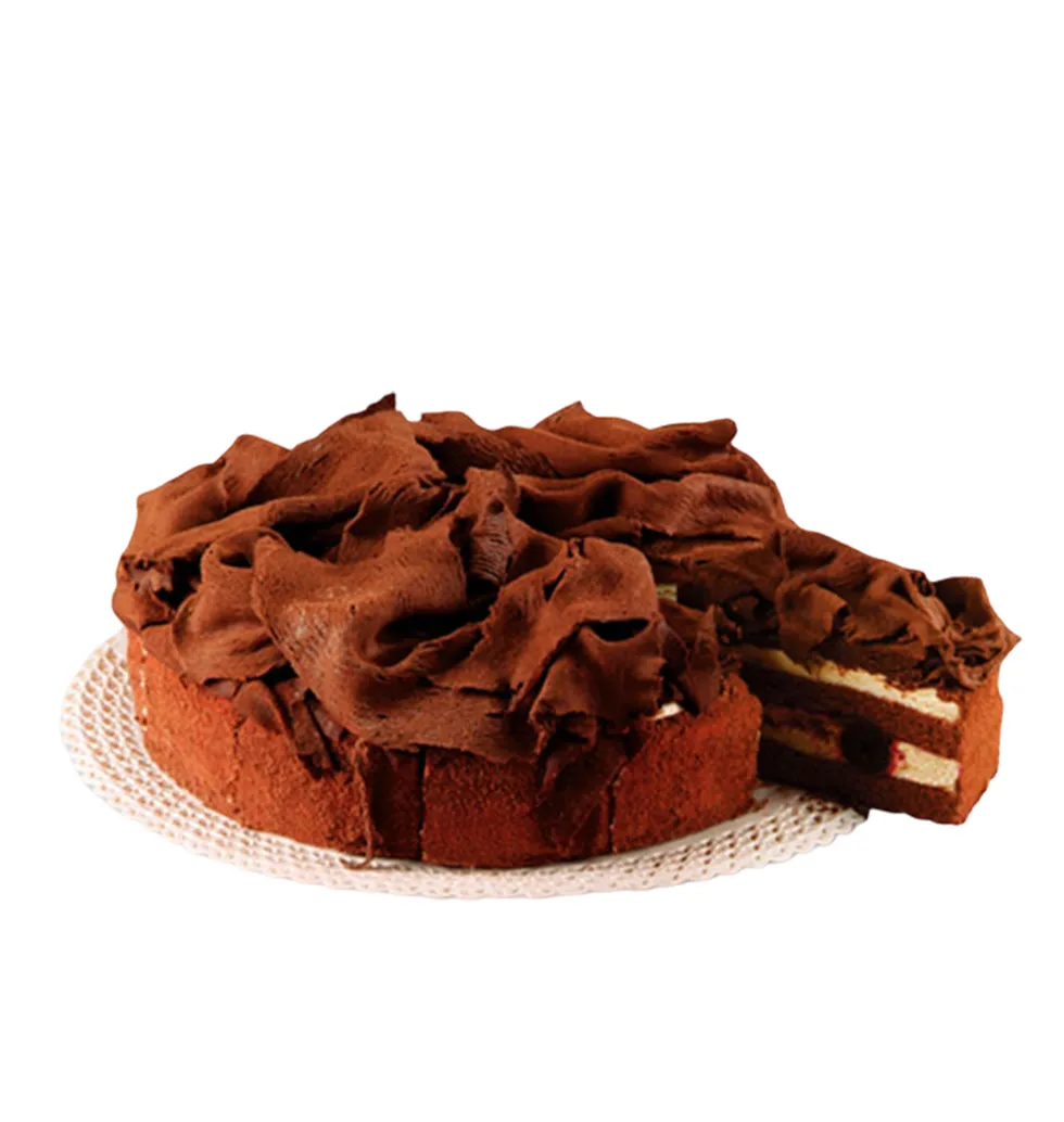 Choco-Cherry Celebration Cake