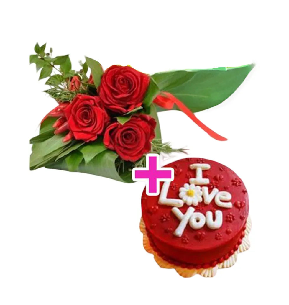 Romantic Rose Cake Surprise